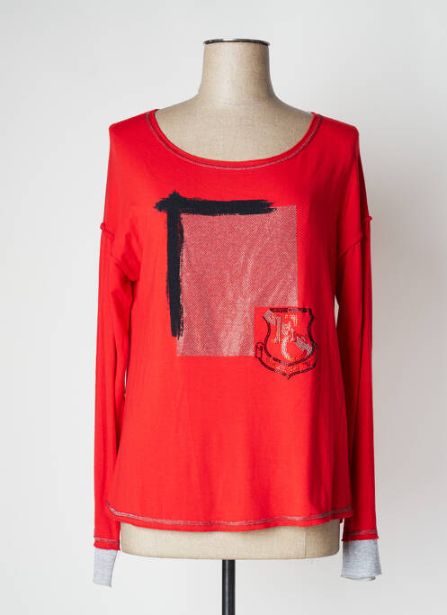 T-shirt rouge ELISA CAVALETTI pour femme