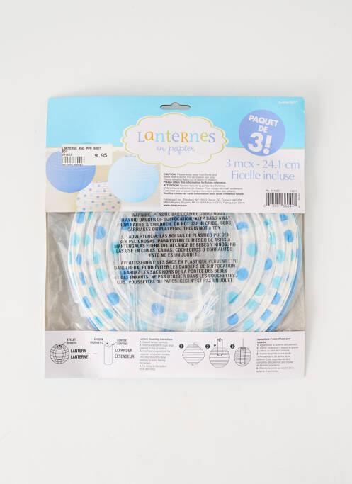 Divers maison bleu AMSCAN pour enfant