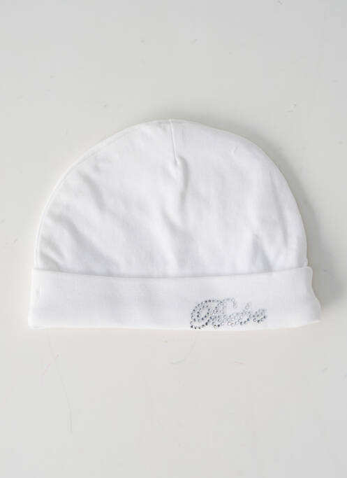 Bonnet blanc NOUGATINE pour fille