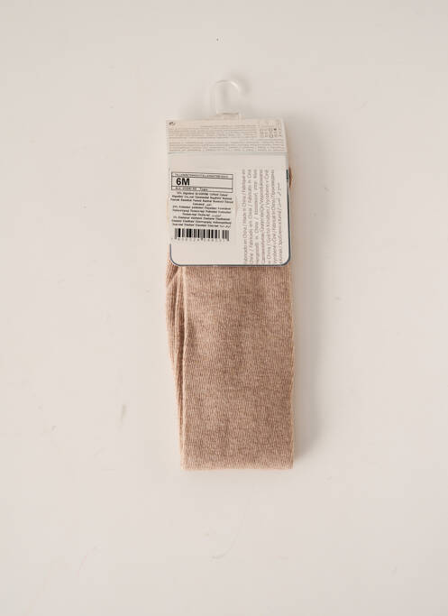 Collants tissage chiné beige MAYORAL fille