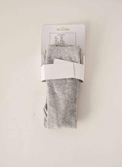 Collants tissage chiné gris BABY BOL fille