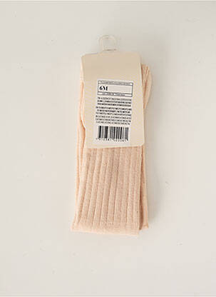 Collants tissage côtelé beige MAYORAL fille