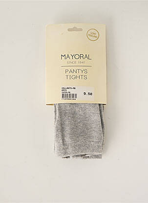 Collants bas/collant gris MAYORAL fille