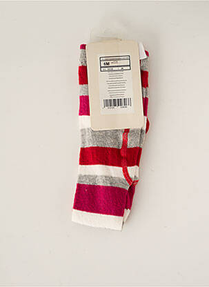 Collants imprimé rayures rouge MAYORAL fille