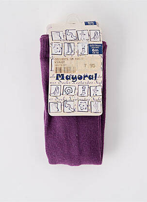 Collants bas/collant violet MAYORAL fille