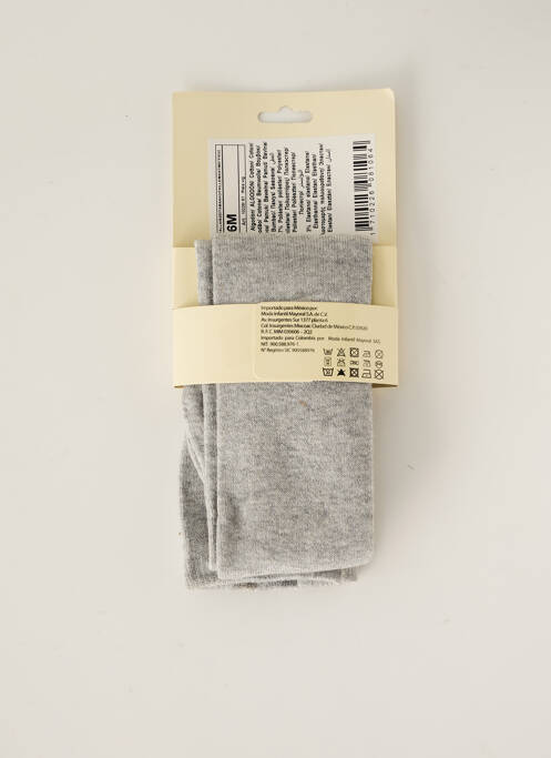 Collants bas/collant gris MAYORAL fille