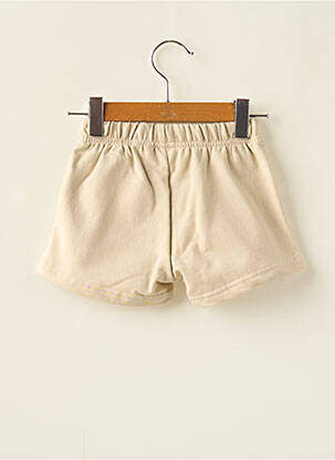 Short stretch taille élastique beige LITTLE INDIANS garçon