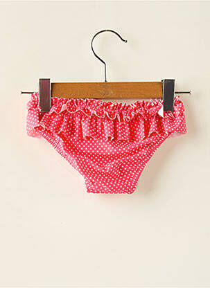 Bas de maillot de bain imprimé pois rose MAYORAL fille
