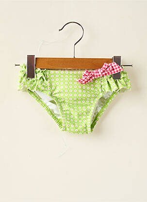Bas de maillot de bain stretch vert MAYORAL fille