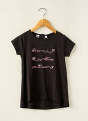 T-shirt noir IDO pour fille seconde vue