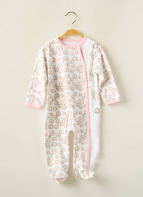 Pyjama blanc BABY BOL pour fille