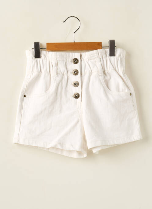 Short blanc IDO pour fille