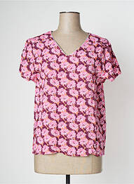 T-shirt coupe droite manches courtes orange THALASSA femme