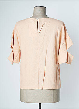 Blouse manches courtes manches courtes orange PAN femme