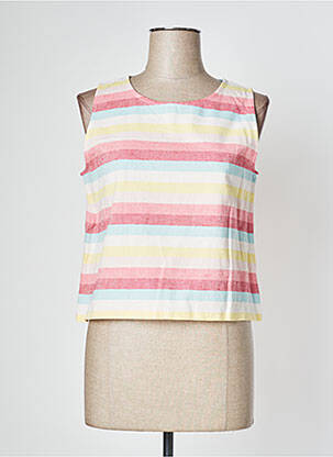 Top sans manche sans manche rose PAN femme