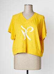 Top jaune PAN pour femme seconde vue