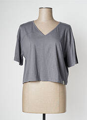 T-shirt gris PAN pour femme seconde vue