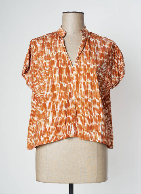 Blouse orange PAN pour femme