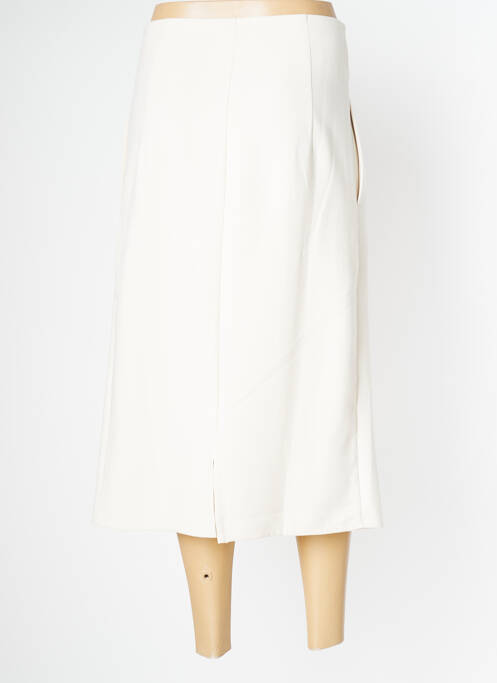 Jupe mi-longue beige PAN pour femme