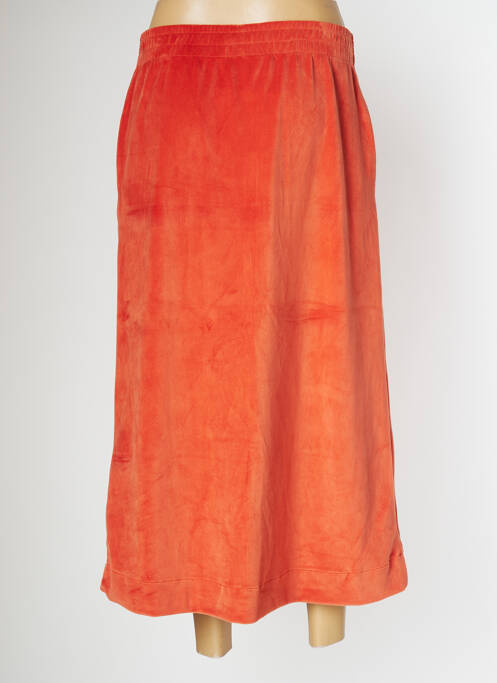 Jupe mi-longue orange PAN pour femme
