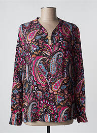 Blouse manches longues manches longues noir PAUSE CAFE femme