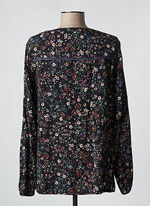 Blouse imprimé fleurs manches longues noir PAUSE CAFE femme