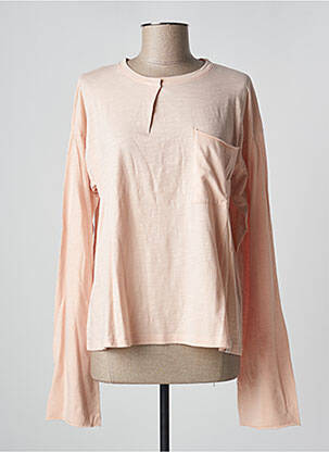 T-shirt manches longues manches longues rose PAN femme