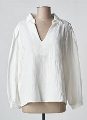 Blouse blanc PAN pour femme seconde vue