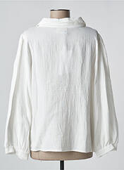 Blouse blanc PAN pour femme seconde vue