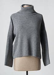 Pull col roulé gris PAN pour femme seconde vue