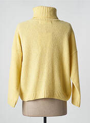 Pull col roulé jaune PAN pour femme seconde vue