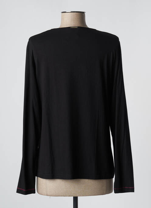 T-shirt noir PAUSE CAFE pour femme