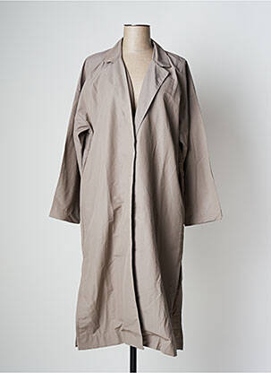 Trench poches sans capuche gris PAN femme