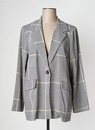 Blazer poches gris PAN femme