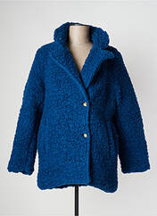 Manteau long bleu PAN pour femme seconde vue