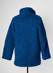 Manteau long bleu PAN pour femme seconde vue