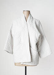 Veste kimono gris PAN pour femme seconde vue