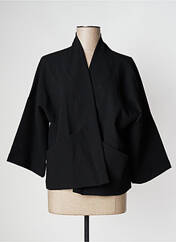 Veste kimono noir PAN pour femme seconde vue