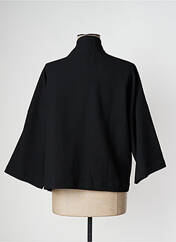 Veste kimono noir PAN pour femme seconde vue