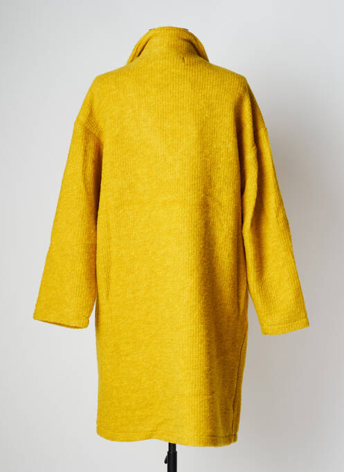 Manteau long jaune PAN pour femme