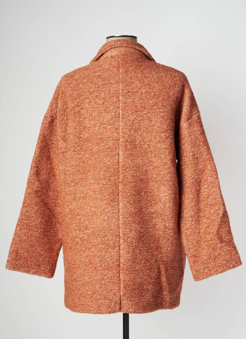 Manteau long marron PAN pour femme