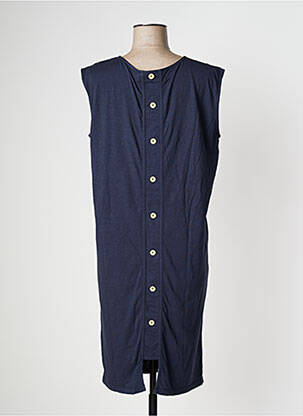 Robe mi-longue sans manche sans manche bleu PAN femme