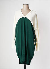 Robe pull vert PAN pour femme seconde vue