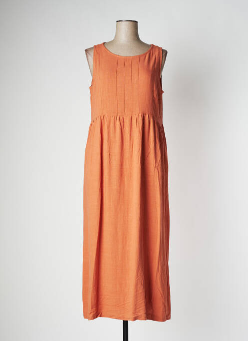 Robe longue orange PAN pour femme