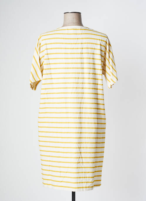 Robe mi-longue jaune PAN pour femme