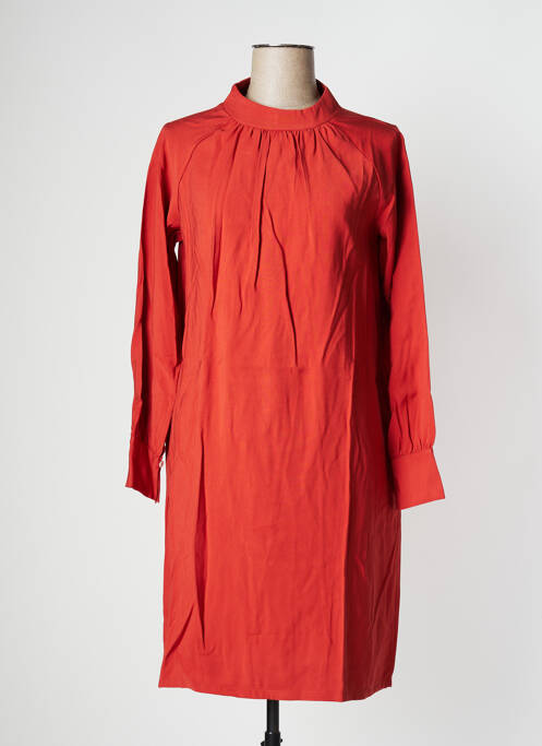 Robe mi-longue orange PAN pour femme