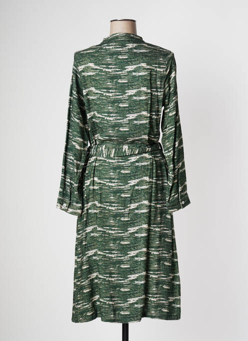 Robe mi-longue vert PAN pour femme
