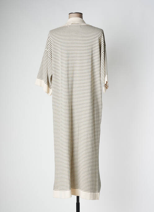 Robe pull beige PAN pour femme