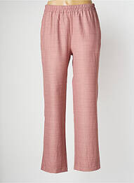 Pantalon droit taille élastique taille normale rose PAN femme