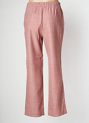 Pantalon droit taille élastique taille normale rose PAN femme